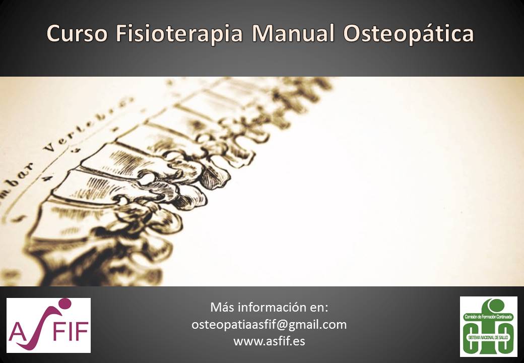 Fisioterapia Manual Osteopática. Segunda edición del curso